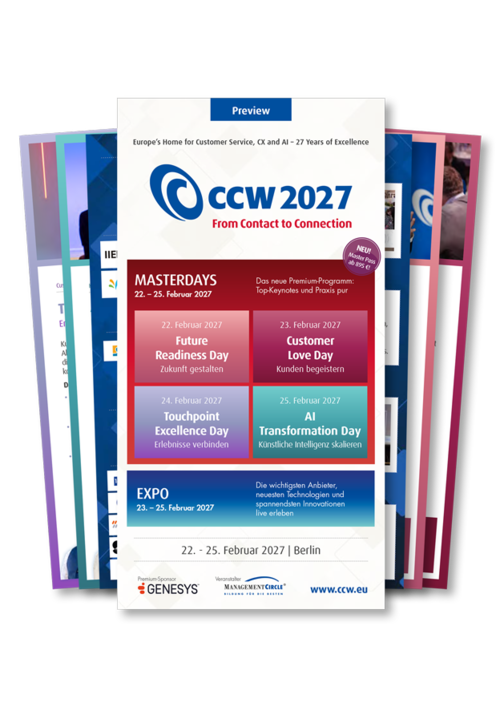 Preview Programm CCW 2027