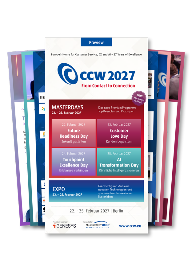Preview Programm CCW 2027
